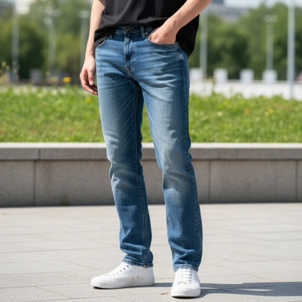 NWT!!! American Eagle Men's Athletic Straight Jeans. Size 33x34